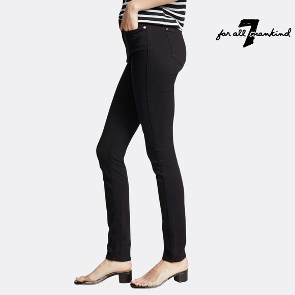 7 For All Mankind Women’s Gwenevere Ankle Skinny Mid Rise Jeans – Size 24 – B - Picture 2 of 8